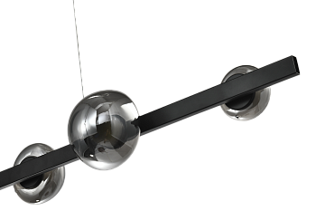 Люстра FRITTO ZRS.1888.06 24Вт регулируется от 3000K до 6000K IP20 Чёрный Zortes