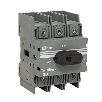 Рубильник 100A 3П c рукояткой управления для прямой установки TwinBlock PROxima EKF