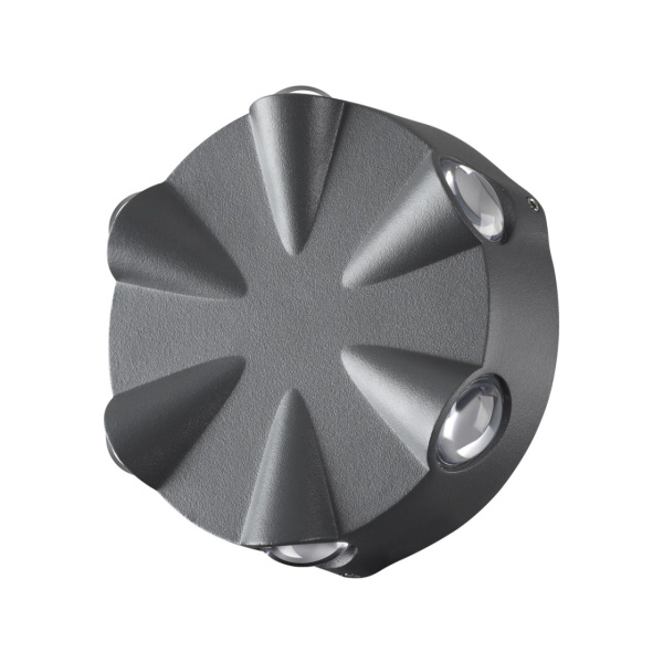 Св-к ландшафтный св/д IP54 LED 4000К 6W 85-265V CALLE темно-серый NOVOTECH