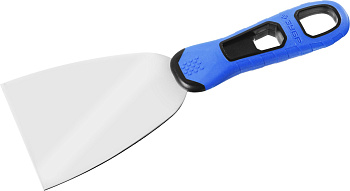 Шпатель "Профессионал" профилированное нержавеющее полотно, 2к ручка, 80мм ЗУБР