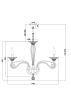 Люстра 6*E14 40Вт Прозрачный IP20 Acqua DIA010PL-06TR Maytoni