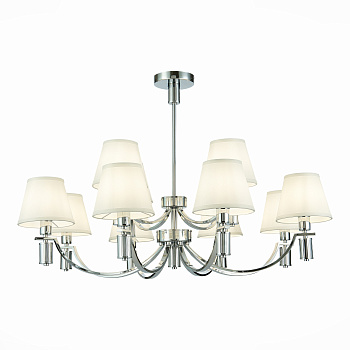 Люстра подвесная Хром/Белый E14 12*40Вт SLE111303-12 EVOLUCE