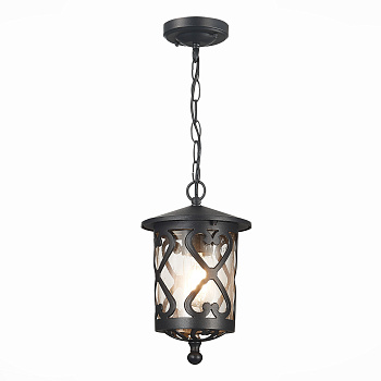 Светильник уличный подвесной Черный/Черный, Прозрачный E27 1*60Вт SL085.403.01 ST LUCE