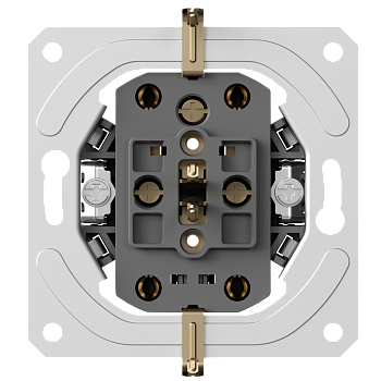 Donel механизм розетки двойной Schuko с заземлением 16А 250 В~ на винтах, серия DB