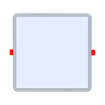 LP-24 Светодиодная панель встраиваемая с регулировкой под посадочное отверстие, 20Вт, 230В/50Гц, 1500лм, 6500К, 230х230х24мм, квадратная, драйвер на к