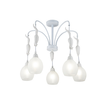 Люстра 5*E14 60Вт Белый IP20 Squirrel FR5010PL-05W Freya