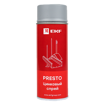 Цинковый спрей "Presto" 400мл EKF