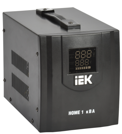 Стабилизатор напряжения переносной HOME 1кВА (СНР1-0-1) IEK