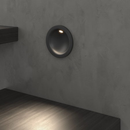 Подсветка для лестниц 3Вт 4200К черный IP65 (a058683) Elektrostandard