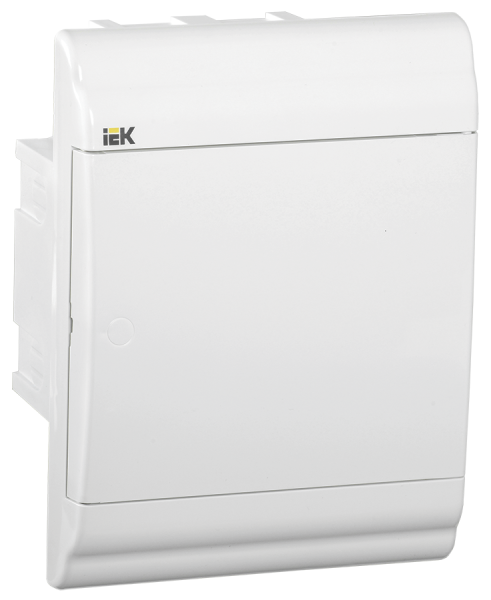 Корпус пластиковый ЩРВ-П-4 модуля встраиваемый белый/белая дверь IP41 PRIME IEK