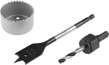 48 мм, набор для врезки замков ЗУБР