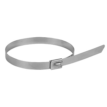 Хомут AISI 304 из нержавеющей стали, 7,9x290 (10 шт) FlexLock PROxima EKF