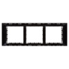 Рамка-суппорт "Avanti" для "In-liner Front", черный, 6 модулей DKC