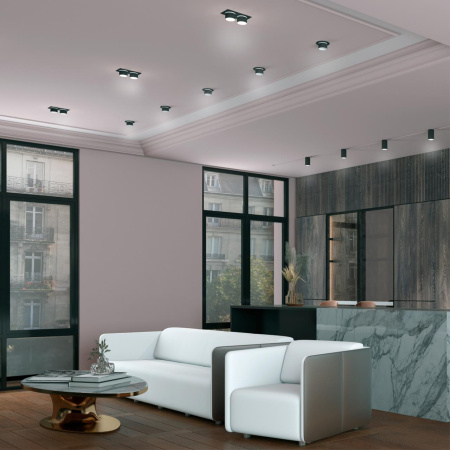 Св-к встр.IP20 GU10 9W 235V LIRIO черный C NOVOTECH