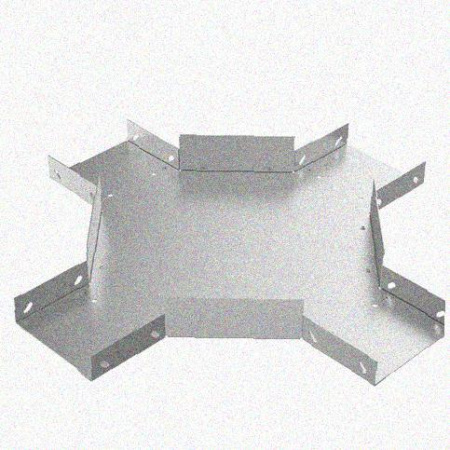Лоток крестообразный замковый перфорированный КМЗ 400х65 УТ1,5, горячее цинкование S1,2