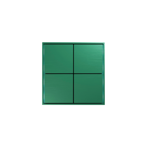 Donel Сенсорный кнопочный модуль KNX, 4/8 группы, малахит. Серия устройств: DKNX