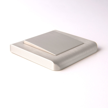 Встраиваемые механизмы Выключатель СУ 1-кл. проходной 10А перламутр рифленый IP20 Werkel