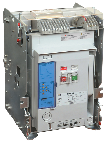 Выключатель автоматический ВА07-212 выдвиж. с мин. расц. 3П 1250А 65кА IEK