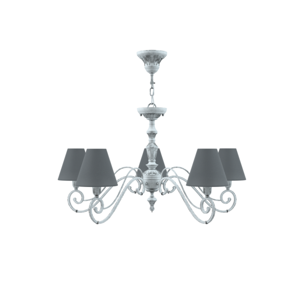 Люстра 5*E14 40Вт Серый IP20 Classic 18 E3-05-G-LMP-O-22 Maytoni