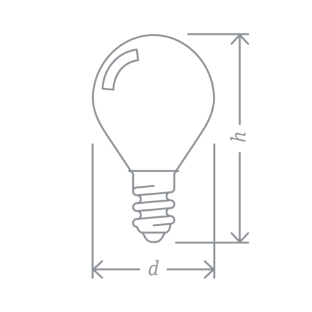 Лампа св/д 5вт теплая 2700К шар Е27 220В Navigator