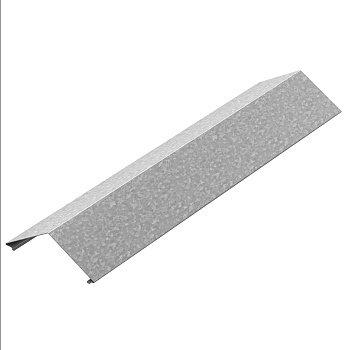 Крышка двускатная к лотку 400х3000, толщ. 1,0 мм, гор. цинк Ostec