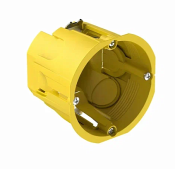 Коробка установочная для полых стен 68(65)x60 мм жёлтая (без этикетки)  Systeme Electric