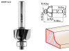 22.2x13мм, радиус 4.8мм, фреза кромочная калевочная №2 ЗУБР