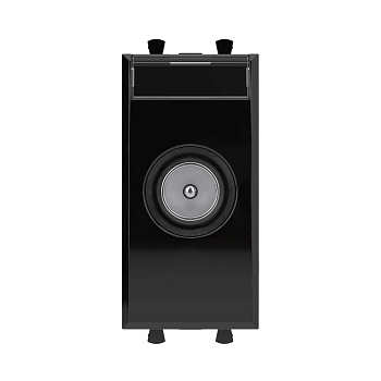 Розетка TV оконечная модульная, "Avanti", "Черный квадрат", 1 модуль DKC