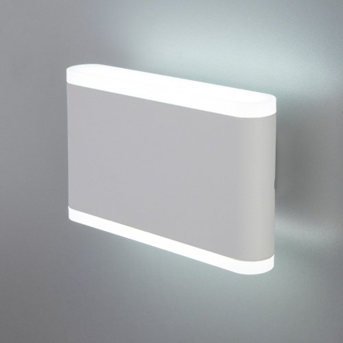 Уличный настенный светодиодный светильник 12Вт 6500К белый IP54 Cover (a041314) Elektrostandard фото 3