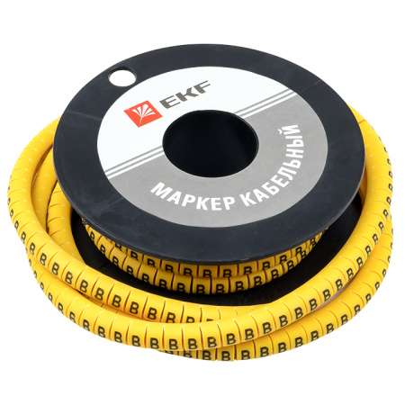 Маркер кабельный 4,0 мм2 "B" (500 шт) (ЕС-2) PROxima EKF