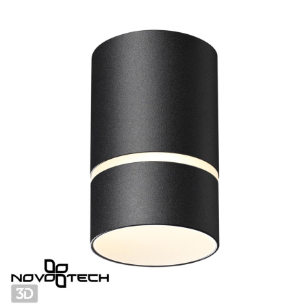 Св-к накл.IP20 GU10 9W 235V ELINA черный C NOVOTECH