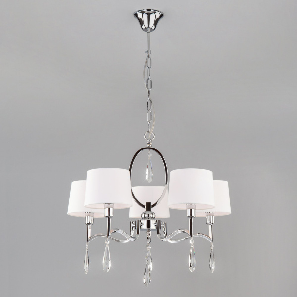 Умный потолочный светильник 5*E14 40Вт хром IP20 Madera (10127/5 хром) Eurosvet