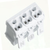 Клемма монтажная STEKKER, LD294-4003, для подключения фазных проводников, 3 контактные группы (3 ввода, 3 вывода на полюс)