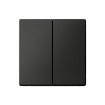 ARTGALLERY 2-клавишный ВЫКЛЮЧАТЕЛЬ КНОПОЧНЫЙ, сх.2, 10А, механизм, БАЗАЛЬТ Systeme Electric