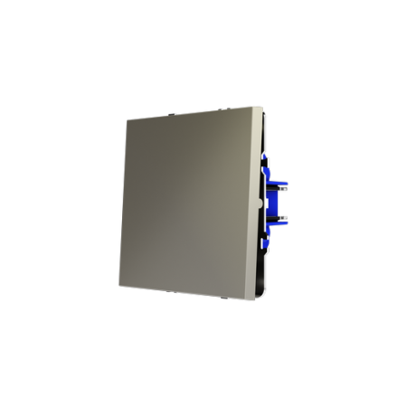 Выключатель с самовозвратом встраиваемый Voltum S70 одноклавишный 10А, (шелк)