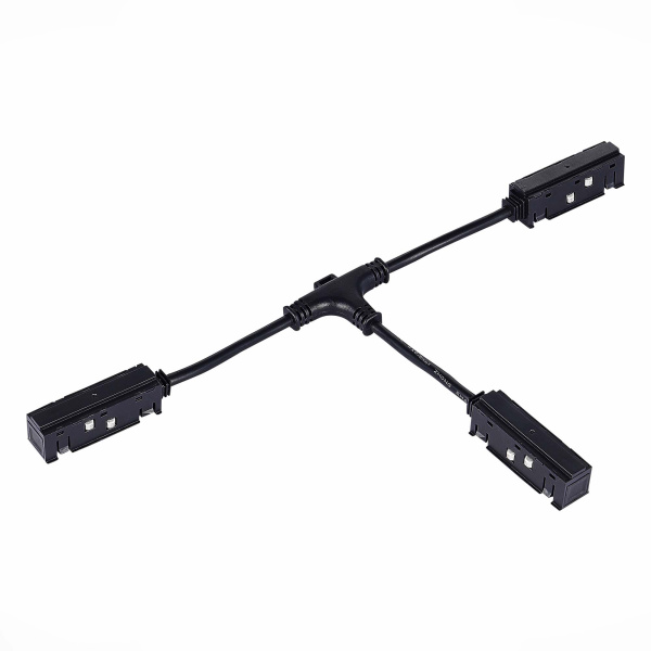 Ввод питания T-образный для магнитного шинопровода Черный ST006.459.00 ST LUCE