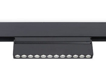 Светильник светодиодный поворотный для шинопровода Magnetic GL4048 BK черный IP20 12W 4200K 48V 24° 223*22*105 Ambrella Light