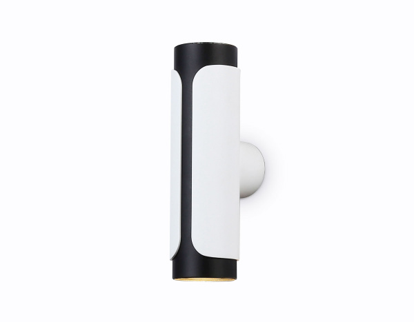 Настенный светильник со сменной лампой TN51614/2 WH/BK белый/черный GU10/2 D58*195*82 Ambrella Light