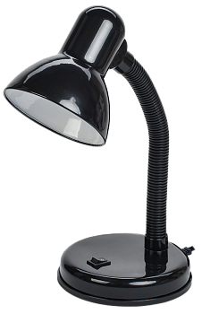 LIGHTING Светильник настольный 1002 на подставке Е27 черный IEK