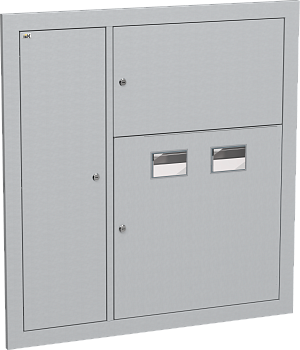 Корпус металлический ЩЭ-2-Э 36 IP31 (слаботочный отсек слева) LIGHT IEK