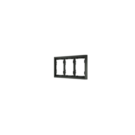 Рамка пластиковая Voltum S70 на 3 поста, (титан)