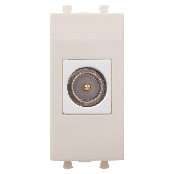 Розетка TV одиночная модульная, "Avanti", "Ванильная дымка", 1 модуль DKC Розетка TV одиночная модульная, "Avanti", "Ванильная дымка", 1 модуль DKC