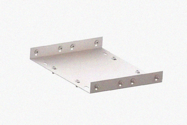 Соединитель лотковый замковый СЛЗ-200х65х1,0 УТ1,5, оцинкованный лист, S1,0