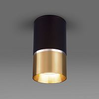 Накладной акцентный светильник 1*GU10 золотой, черный IP20 (a047729) Elektrostandard