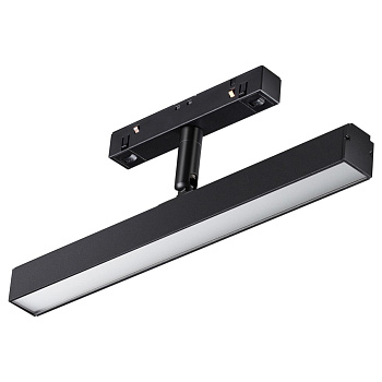 Трековый св-к для низков.шинопровода IP20 LED 4000K 12W 48V FLUM черный E NOVOTECH