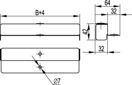 Переходник по высоте Н100-Н80, осн.200 мм DKC