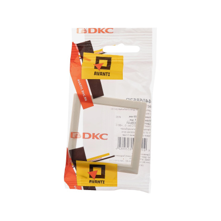 Декоративная вставка для металлических рамок "Avanti", бежевая, 1 пост (2 мод.) DKC