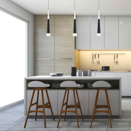 Подвесной светодиодный светильник 8Вт 4200К черный матовый IP20 (a044560) Elektrostandard