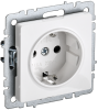 BRITE Розетка 1-местная с з/з без защитных шторок 16А РС11-1-0-БрБ белый IEK