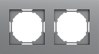 Donel A07 матовый серый рамка 2-я, серия DB